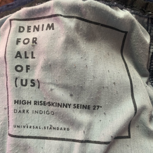 Universal Standard dark indigo skinny jeans - Picture 4 of 4